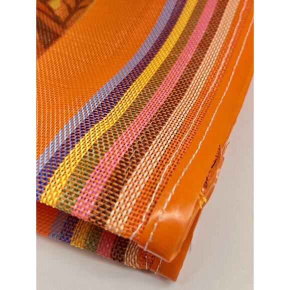 Frida Kahlo Large Mesh Tote Mexican Market Beach Shoulder Bag Jelly Straps - Picture 5 of 8